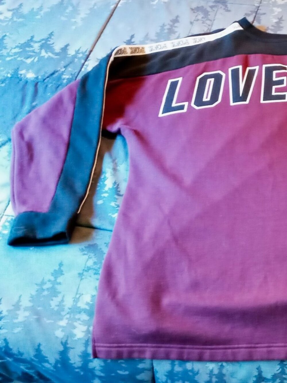 🔥SALE Y2k PINK Victoria's Secret SWEATSHIRT Women's V-Neck Pullover Long Sleeve - Picture 8 of 16
